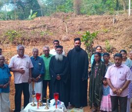 The foundation stone for the house building for a member of Pampady St. John’s Cathedral member,
by Ardra Charitable society was laid on 11-Feb -2026